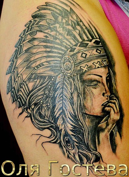 Тату эскиз #20432 Тату мастер Olya Gosteva © ® Tattoo 