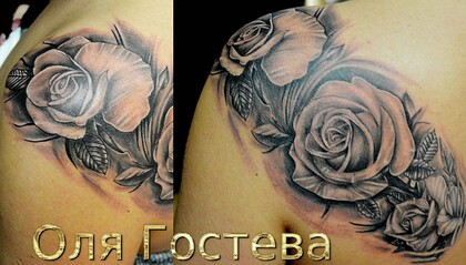 Тату эскиз #20313 Тату мастер Olya Gosteva © ® Tattoo 