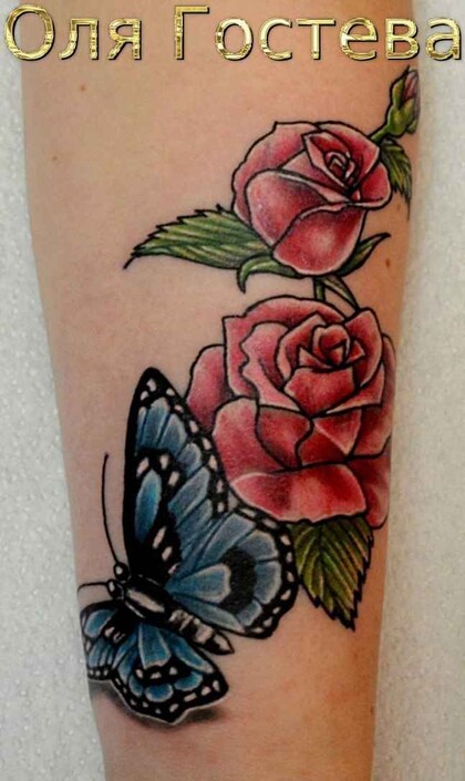Тату эскиз #20317 Тату мастер Olya Gosteva © ® Tattoo 
