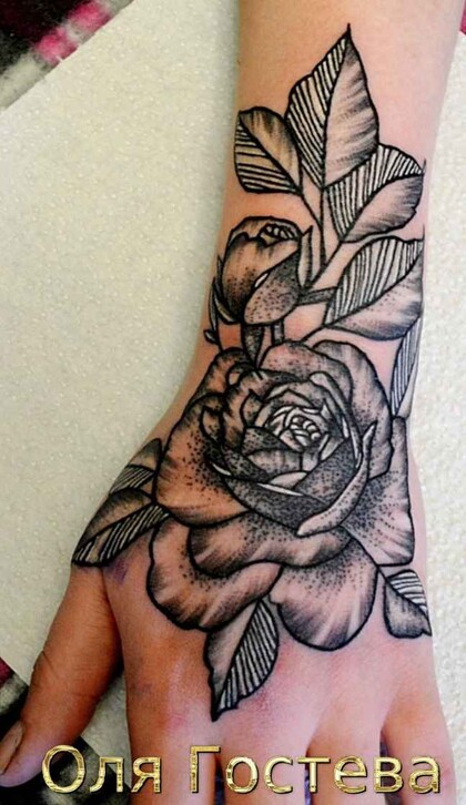 Тату эскиз #20323 Тату мастер Olya Gosteva © ® Tattoo 