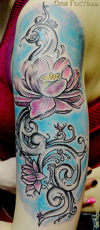 Тату эскиз #20397 Тату мастер Olya Gosteva © ® Tattoo 