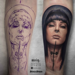 татуировка #19577 | Тату мастер Анастасия Лебедева