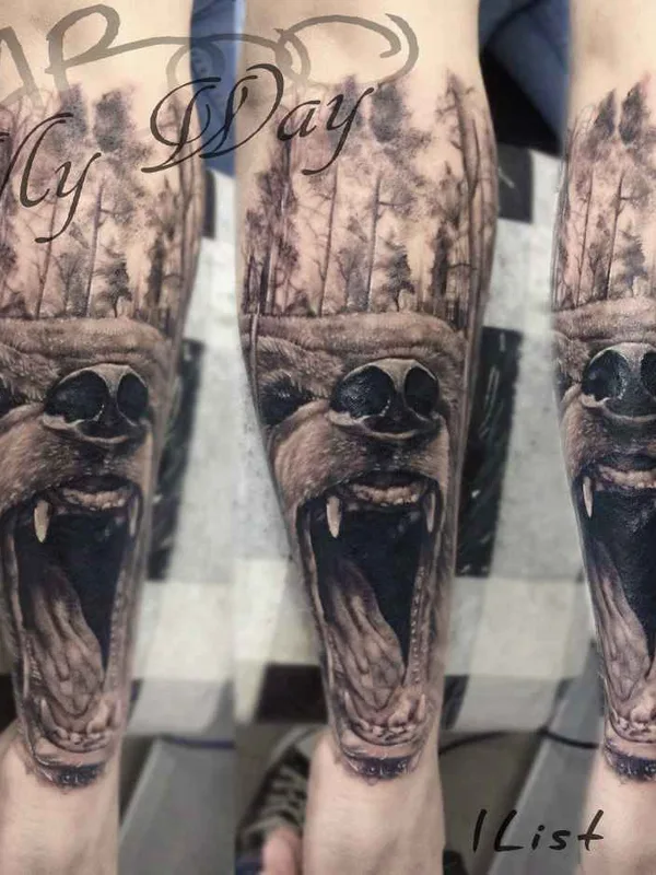 black and grey realism tatuaje en forearm #19389 | Tatuador Роман