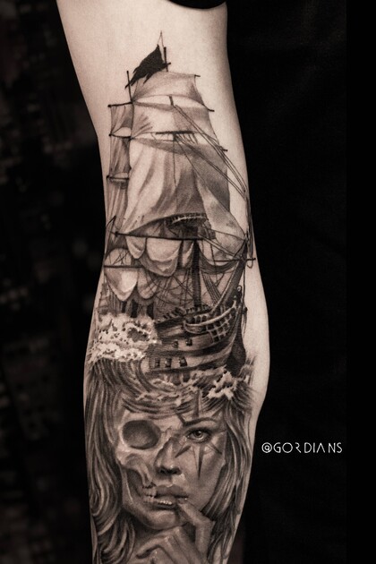Тату эскиз #30040 Тату мастер Artemy Gordian