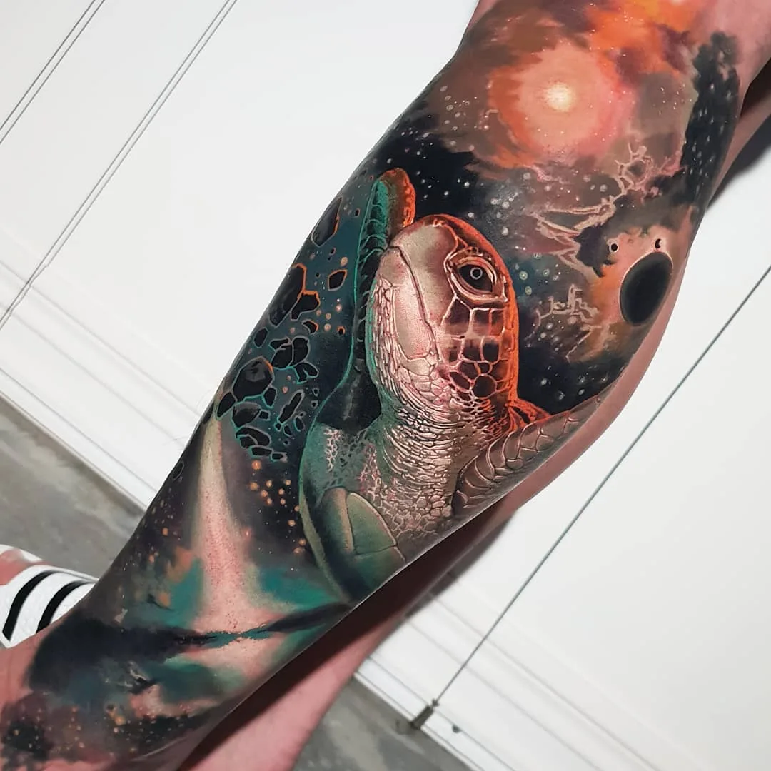 Artista di tattoo Nick Noonan, colore, tattoo realistico nero e grigio | Nuova Zelanda, Auckland