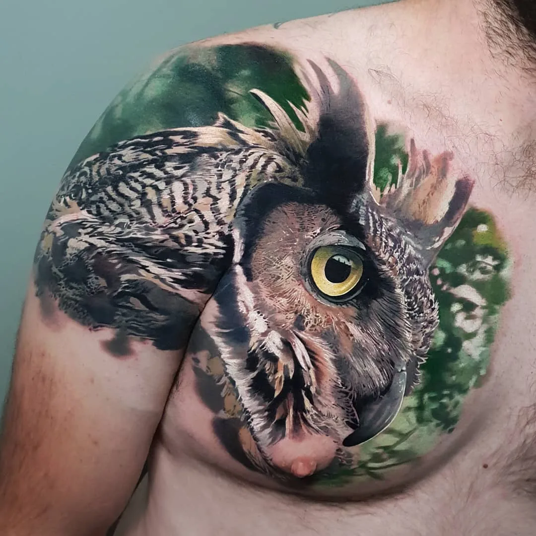 Artista di tattoo Nick Noonan, colore, tattoo realistico nero e grigio | Nuova Zelanda, Auckland