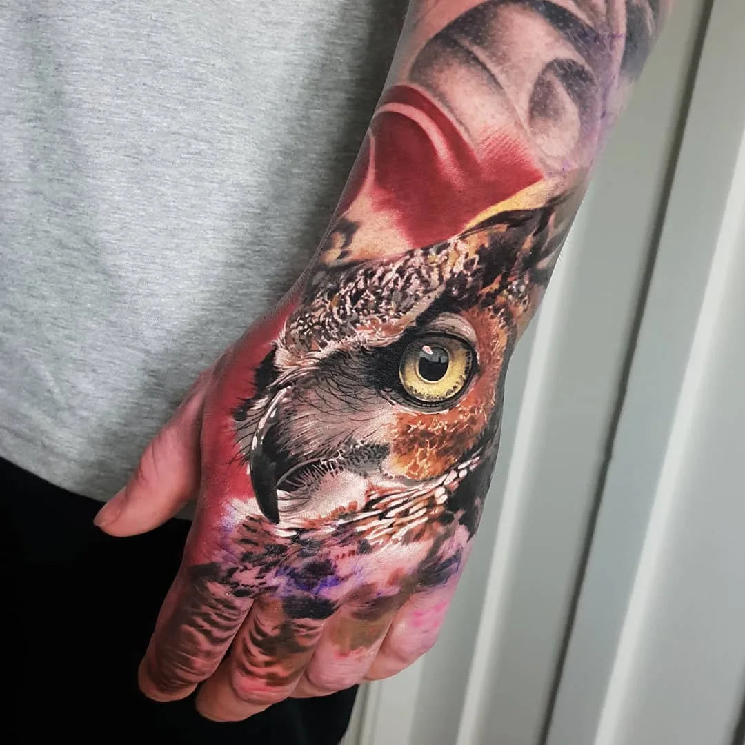 Artista di tattoo Nick Noonan, colore, tattoo realistico nero e grigio | Nuova Zelanda, Auckland