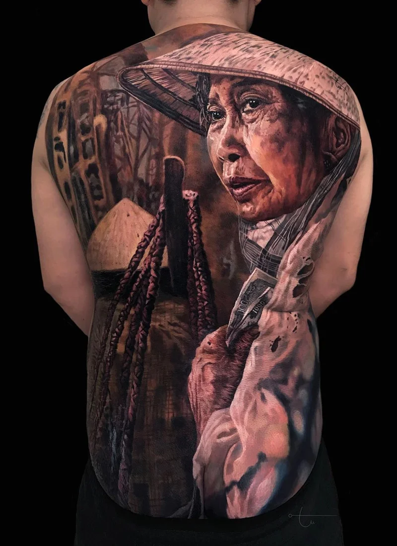 Pure magic in tattoo by Tu Den