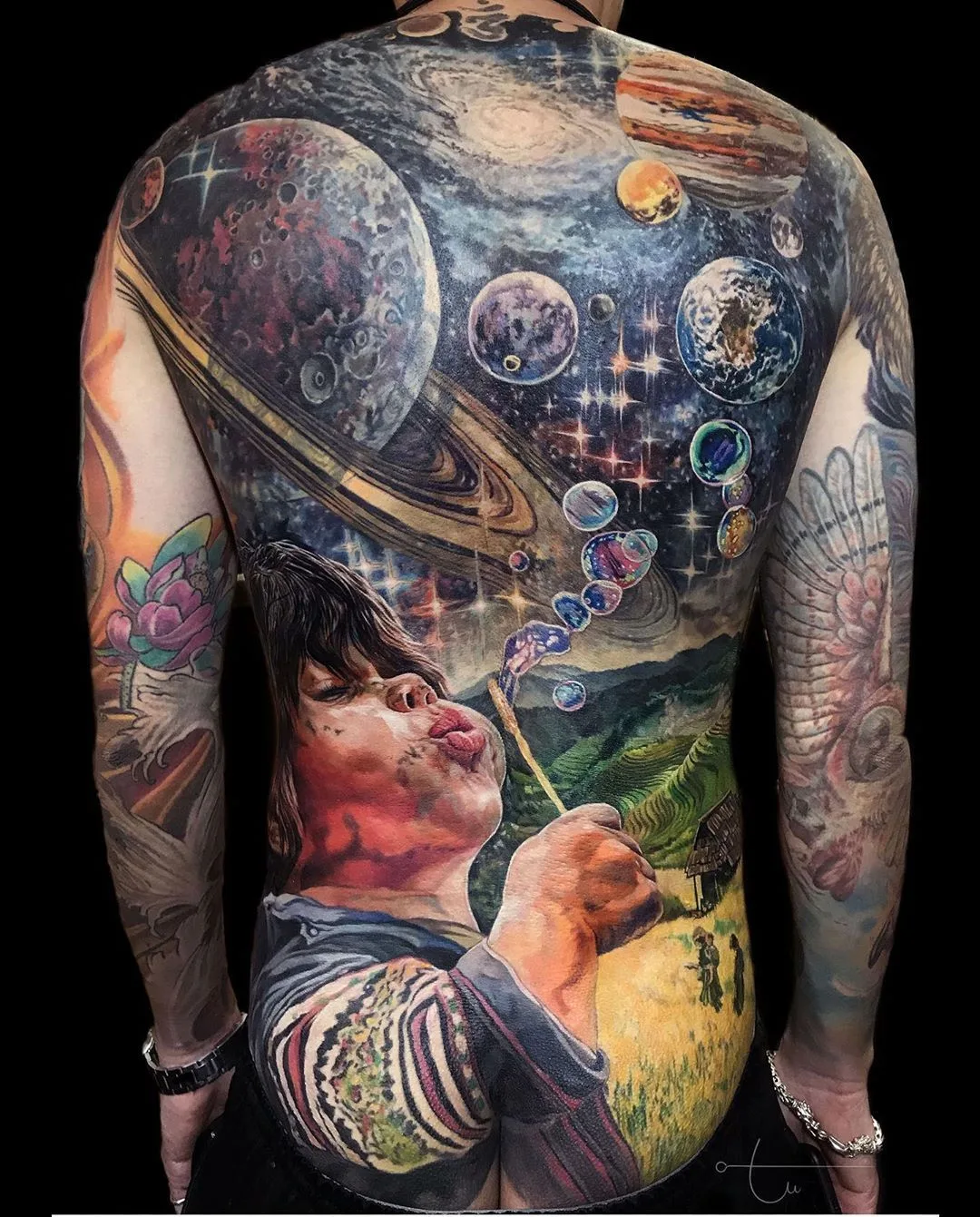 Large scale color realism tattoo - Tattoo artist Tu Den | Hanoi, Vietnam