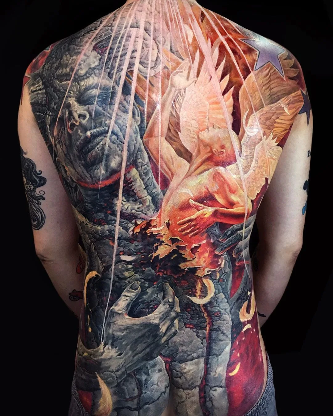 Large scale color realism tattoo - Tattoo artist Tu Den | Hanoi, Vietnam