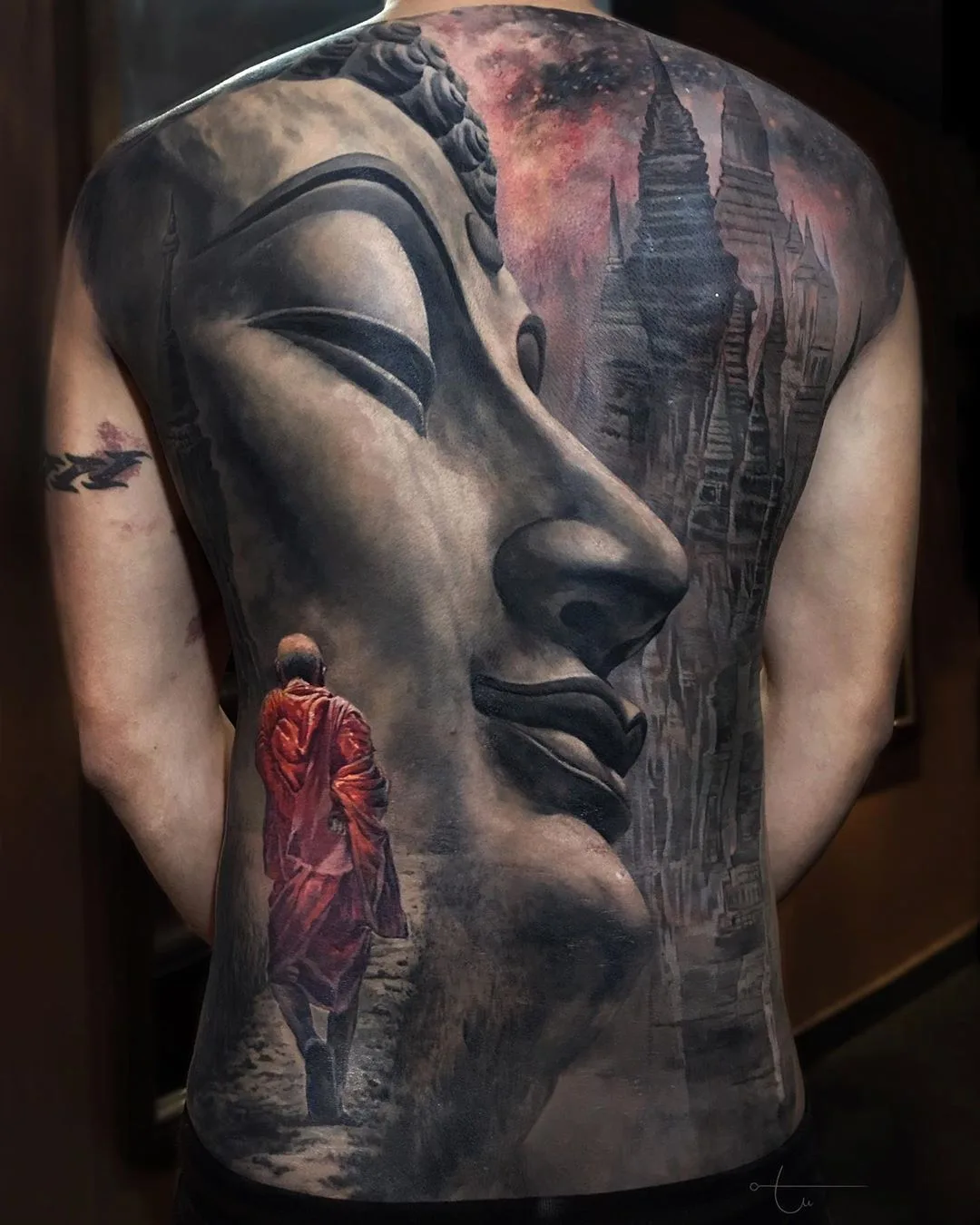 Large scale color realism tattoo - Tattoo artist Tu Den | Hanoi, Vietnam