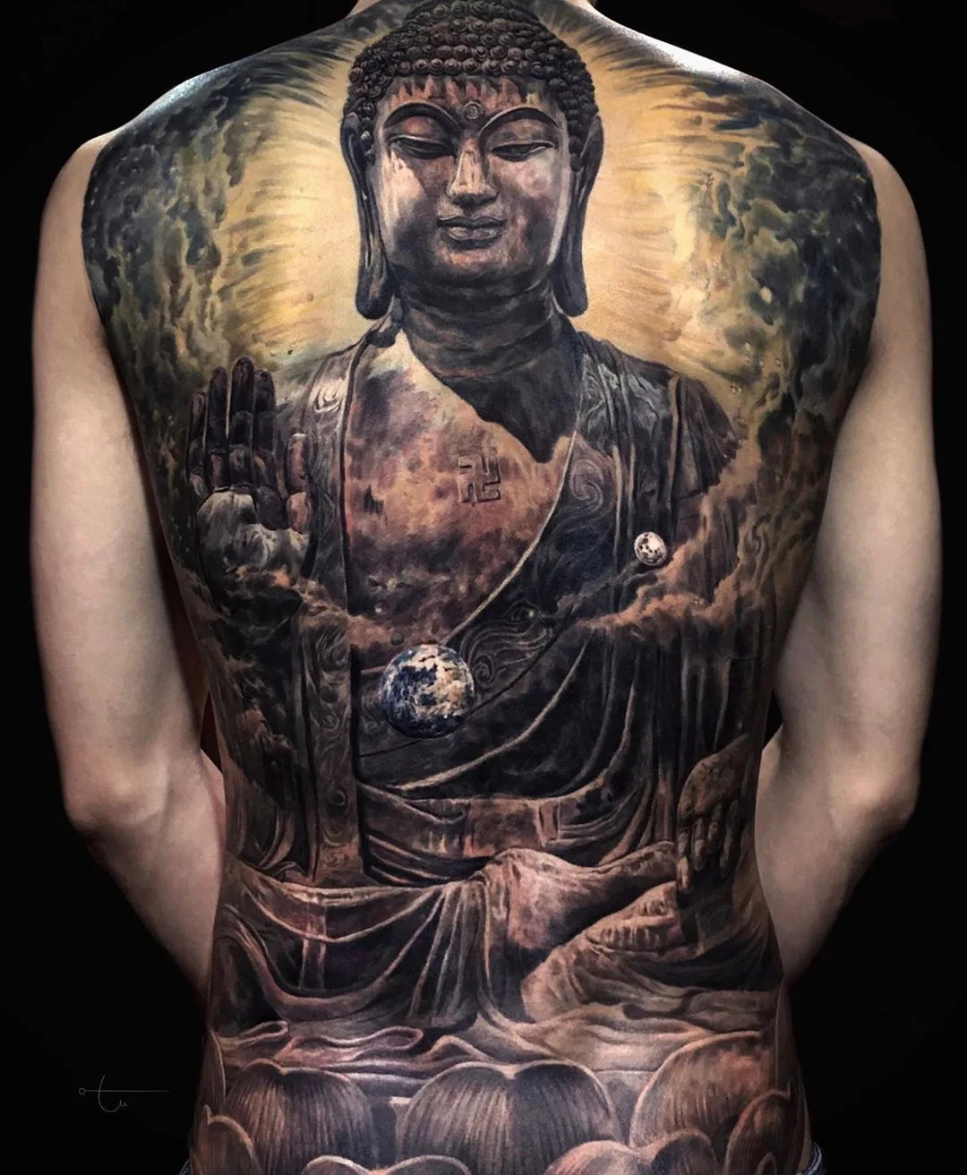 Large scale color realism tattoo - Tattoo artist Tu Den | Hanoi, Vietnam