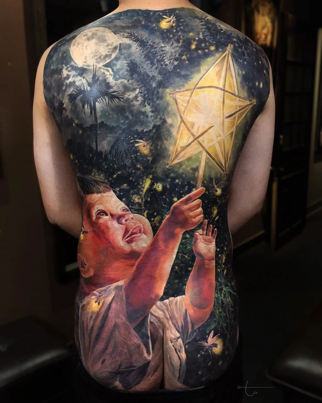 Large scale color realism tattoo - Tattoo artist Tu Den | Hanoi, Vietnam