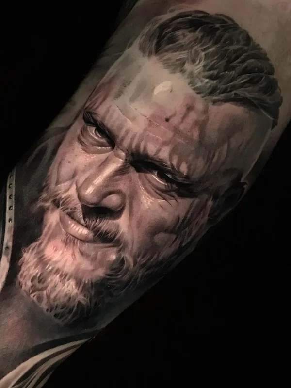 male black and grey realism татуировка на forearm #39491 | Тату мастер Евгений Швырев