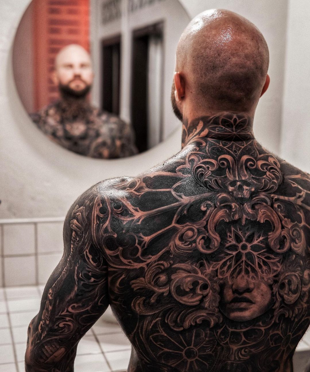 Tattoo model Paul Steiger USA