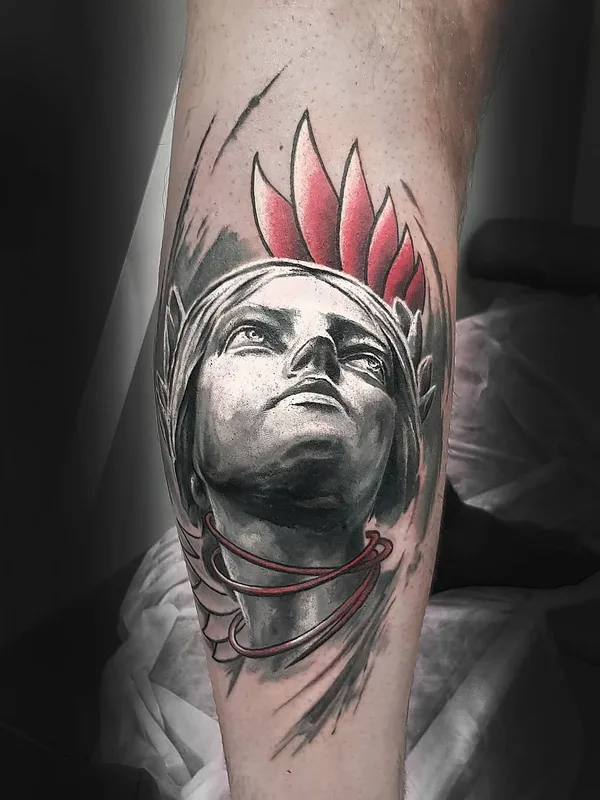 color realism Tatuagem em calf #39652 | Tatuador Egor Kubrak