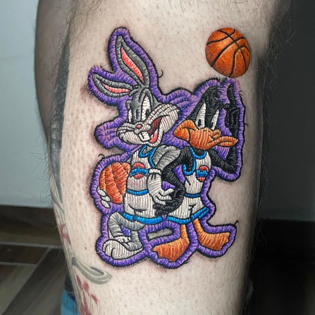 Artista de tatuagem Duda Lozano, estilo de tatuagem colorida nova escola | Brasil