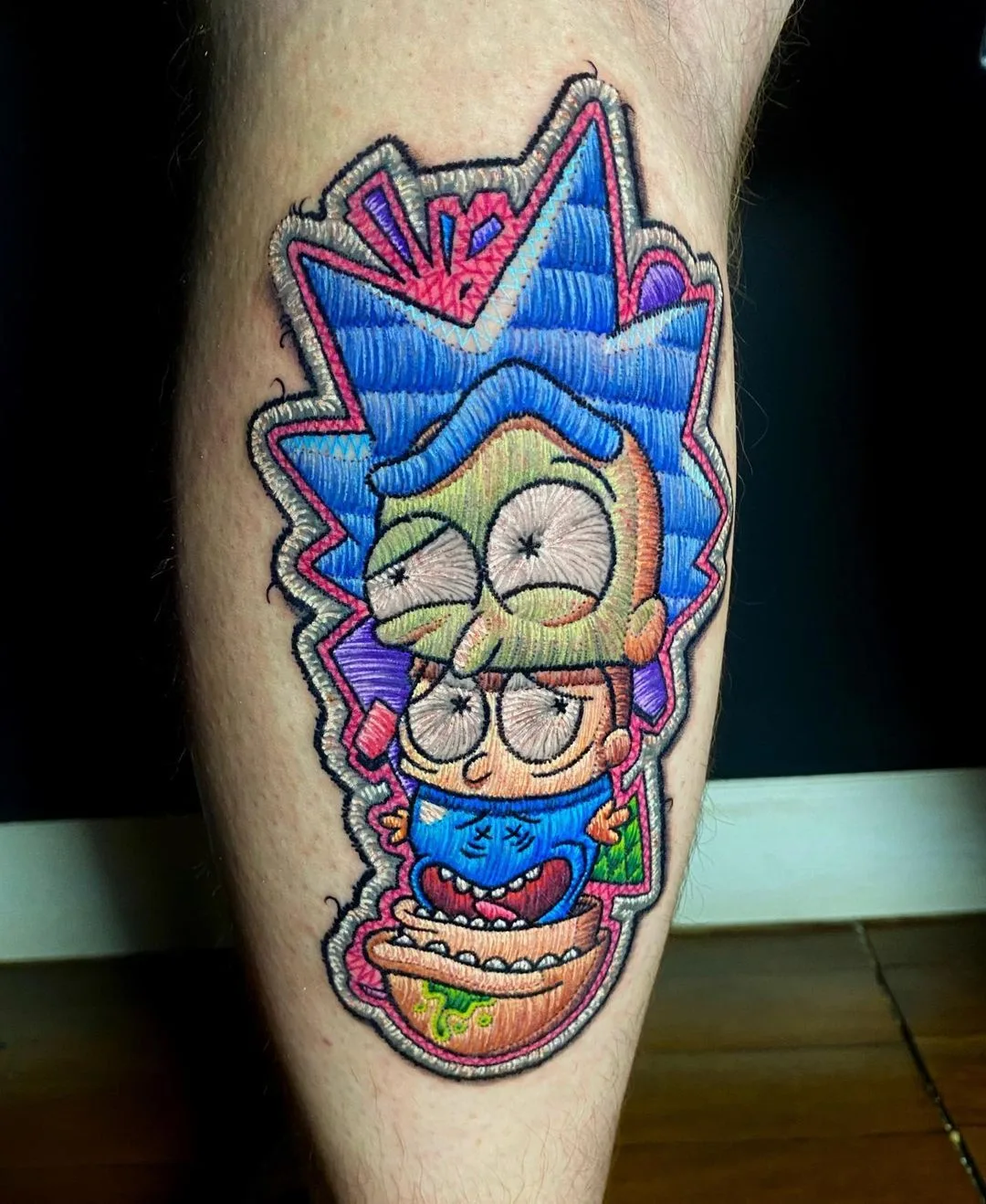Artista de tatuagem Duda Lozano, estilo de tatuagem colorida nova escola | Brasil
