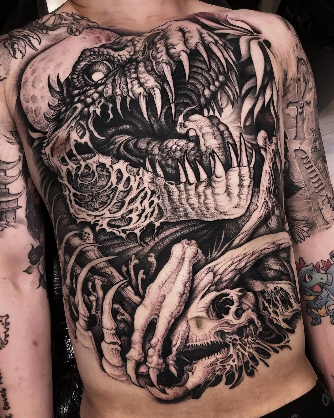 André Fantini blackwork tattoo