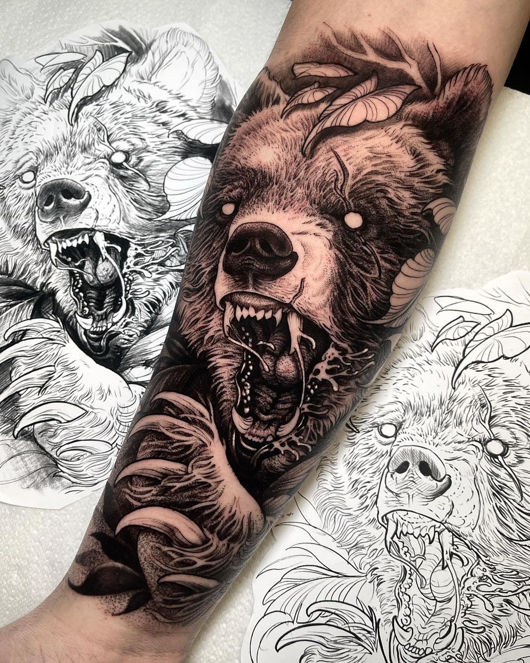 Dark and beautiful tattoos by Andre Fantini | iNKPPL