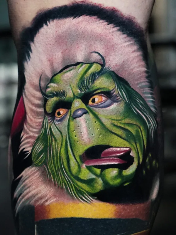 color realism tatuaje en calf #54263 | Tatuador Eigleer Nunes