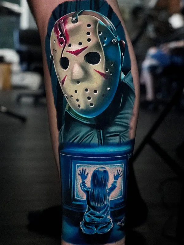 color realism tatuaje en calf #54259 | Tatuador Eigleer Nunes
