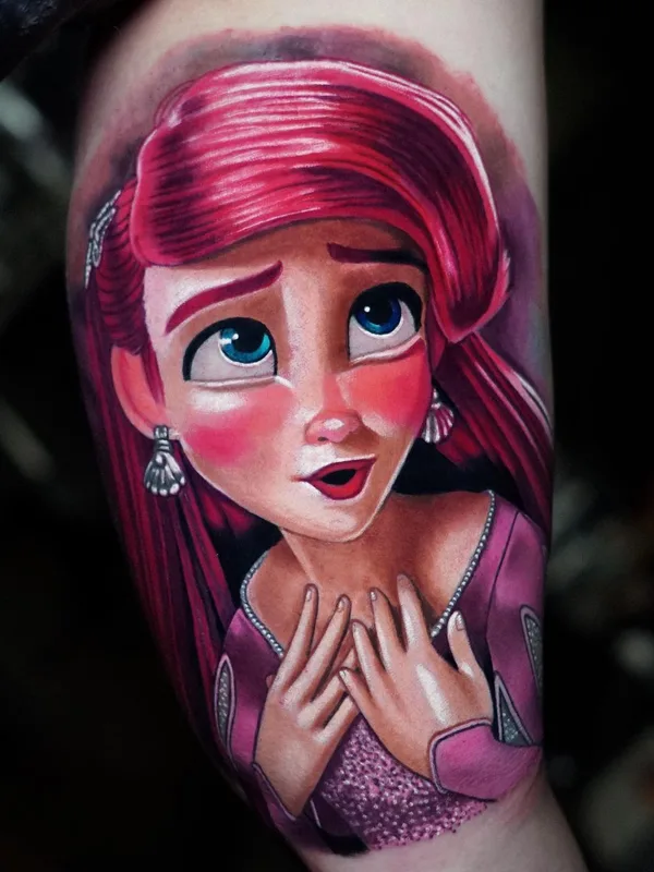 female color illustrative tatuaje en forearm #54266 | Tatuador Eigleer Nunes