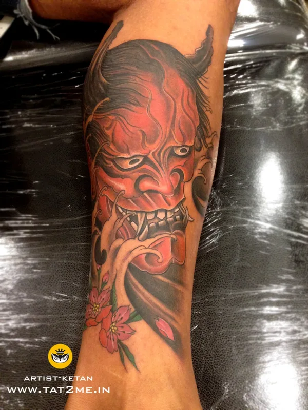 color japanese Tatuagem em forearm #54337 | Tatuador ketan vaidya