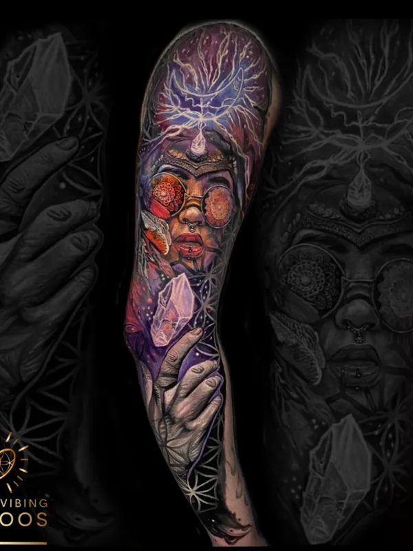 color realism tattoo on full sleeve #54453 | Tattoo Artist Daniel Armitage