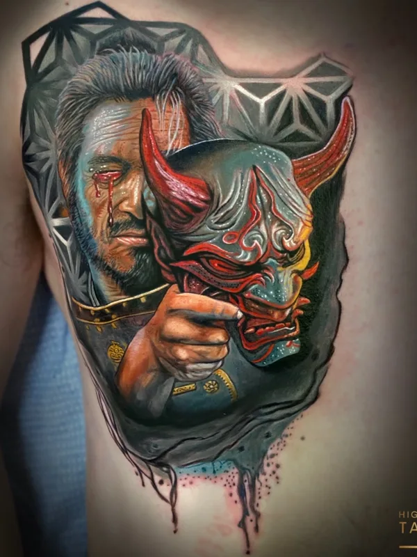 color realism tattoo on chest #54456 | Tattoo Artist Daniel Armitage