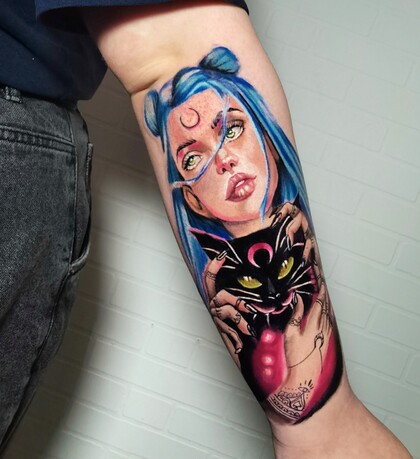 Тату эскиз #54499 Тату мастер Mariia Bortn