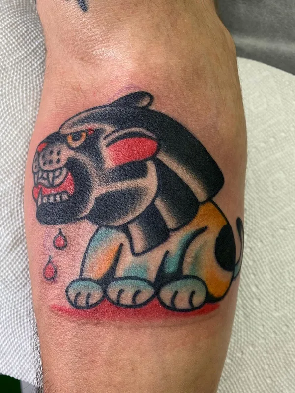 color traditional 纹身 在 forearm #54537 | 纹身师 Tai Haiwei