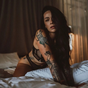 🔥 Горячие фото, портфолио модели  #54583 Тату модель Emily Rackham