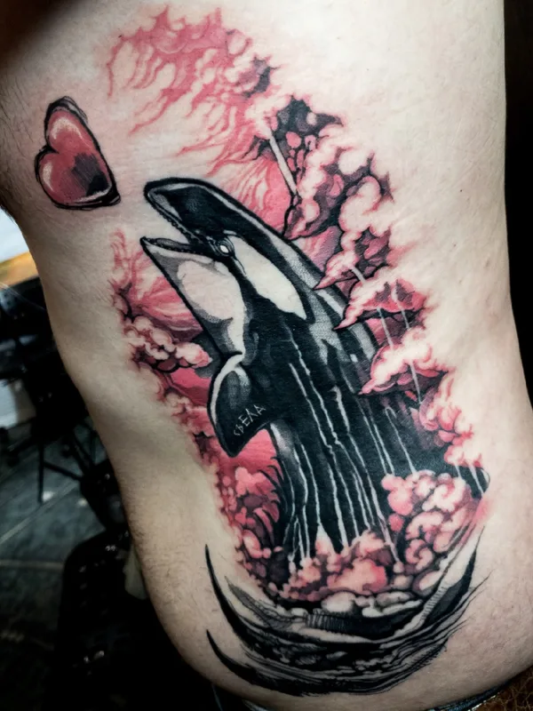 color illustrative Tatuagem em side #54638 | Tatuador Дмитрий Thornboy
