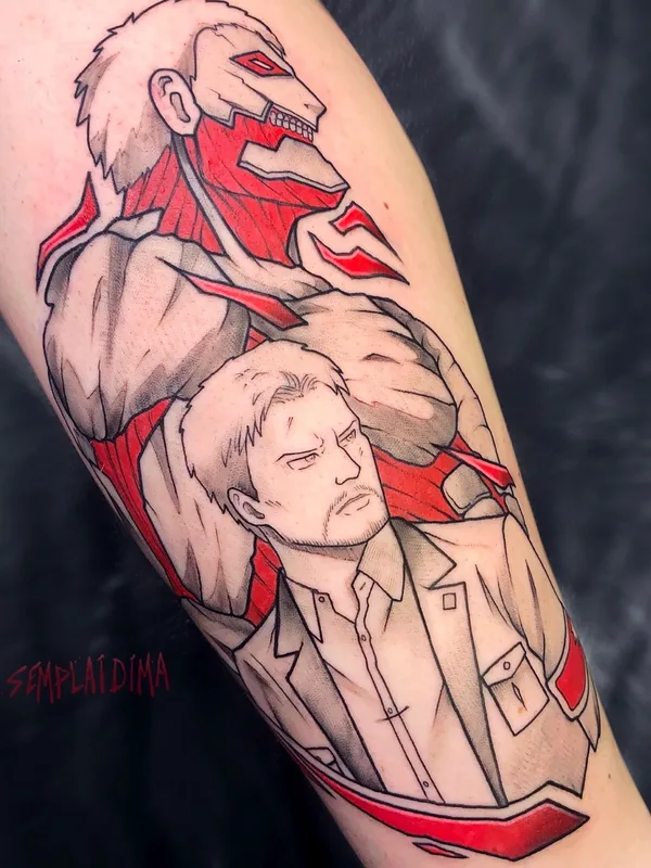 color anime татуировка на forearm #54666 | Тату мастер Дима Semplai