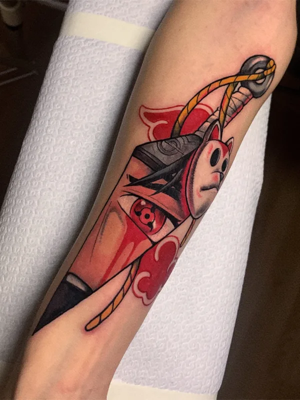 color anime tatuaje en forearm #67789 | Tatuador Carne 