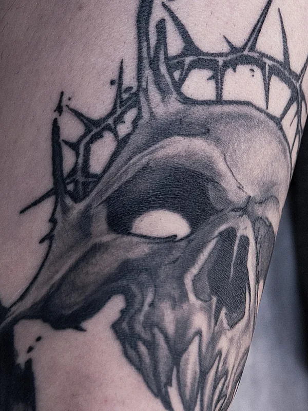 black and grey black and grey tattoo auf forearm #68060 | Tätowierer Паша MRXN