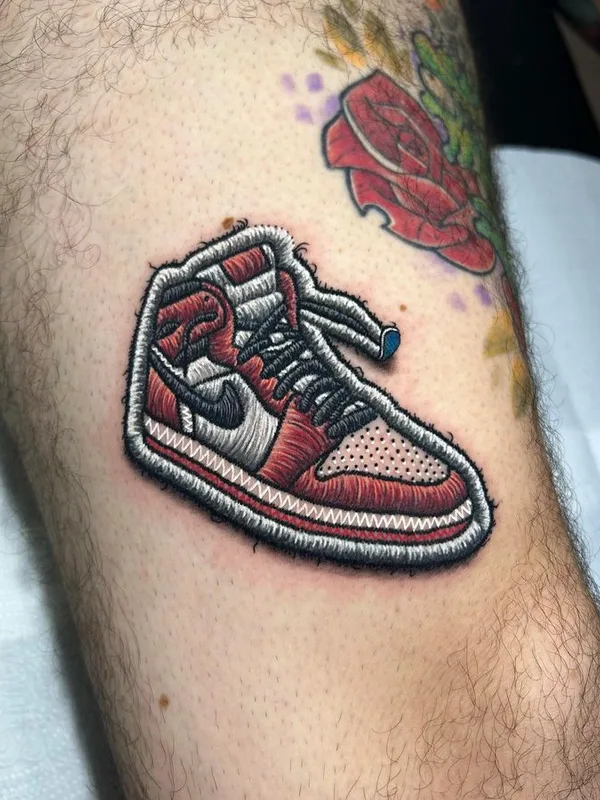color illustrative Tatuaggio su calf #68370 | Tatuatore Vinícius Moschen
