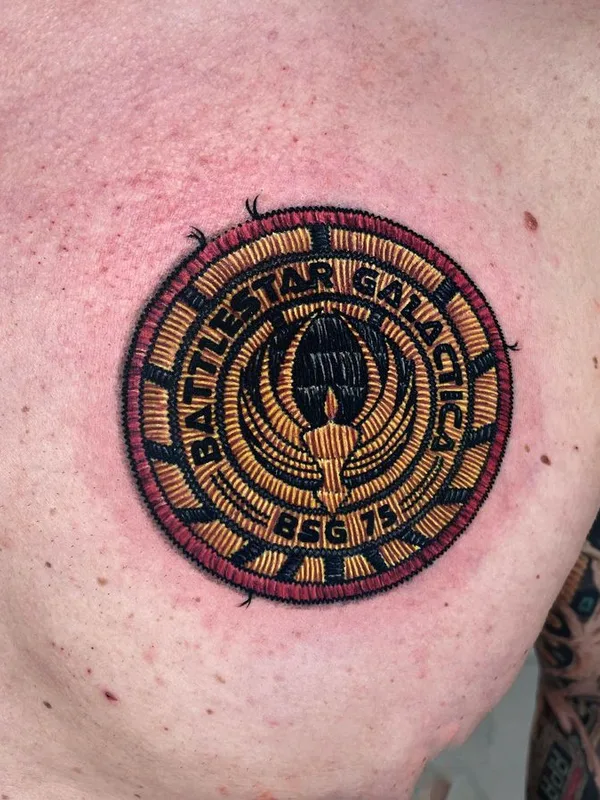 color illustrative tatuaje en chest #68413 | Tatuador muslubash