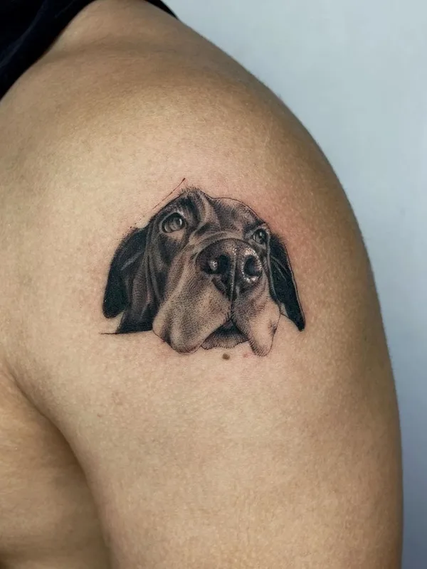 black and grey realism татуировка на shoulder #68425 | Тату мастер Alicia Casale