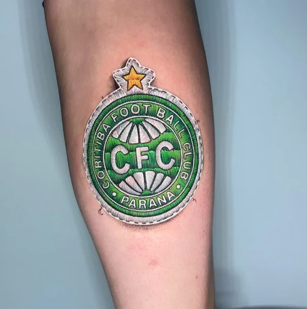 Illustrative Logo, Star tattoo on Forearm