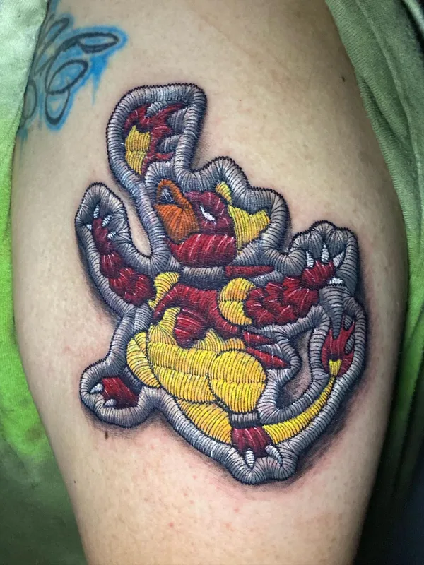 color illustrative tatuaje en upper arm #68472 | Tatuador tatuajes_bordados