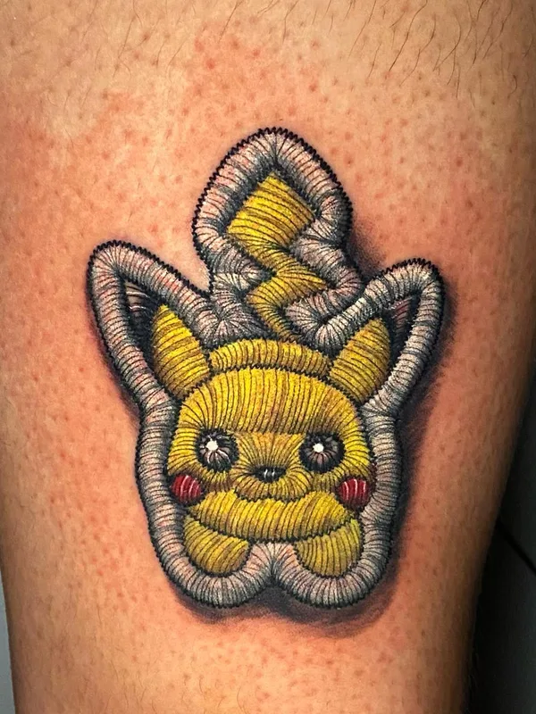 color illustrative tatuaje en thigh #68474 | Tatuador tatuajes_bordados