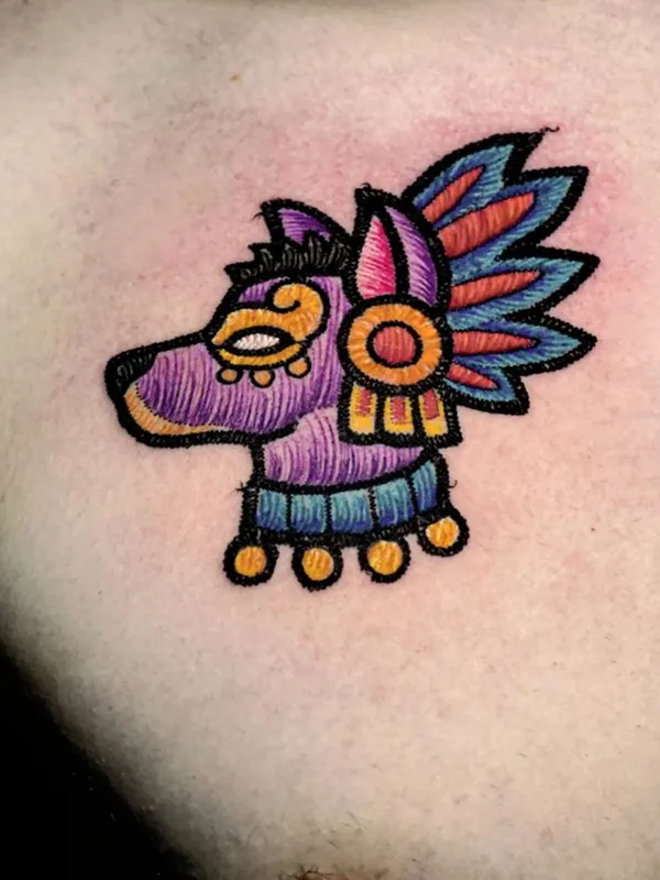 color illustrative Tatuaggio su chest #68492 | Tatuatore da_ve_tattoo