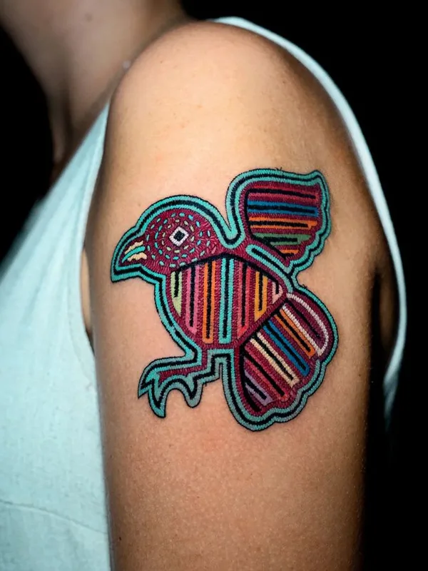 female color illustrative Tatuaggio su shoulder #68490 | Tatuatore da_ve_tattoo