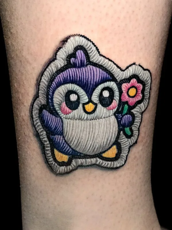 color illustrative Tatuaggio su ankle #68493 | Tatuatore da_ve_tattoo