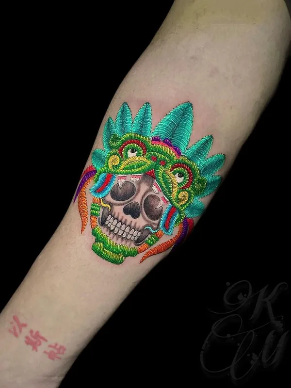 color illustrative 纹身 在 forearm #68525 | 纹身师 Kath Altamirano