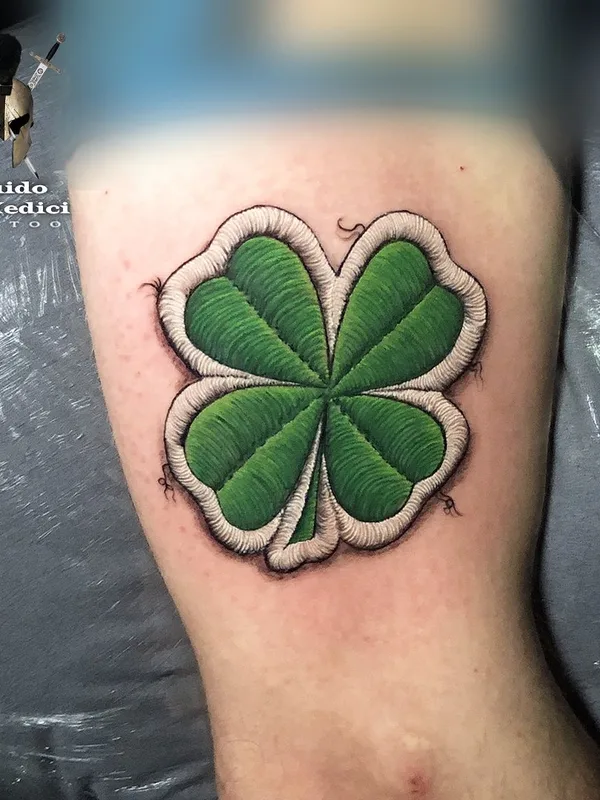 color realism tatuaje en calf #68548 | Tatuador Guido de Medici