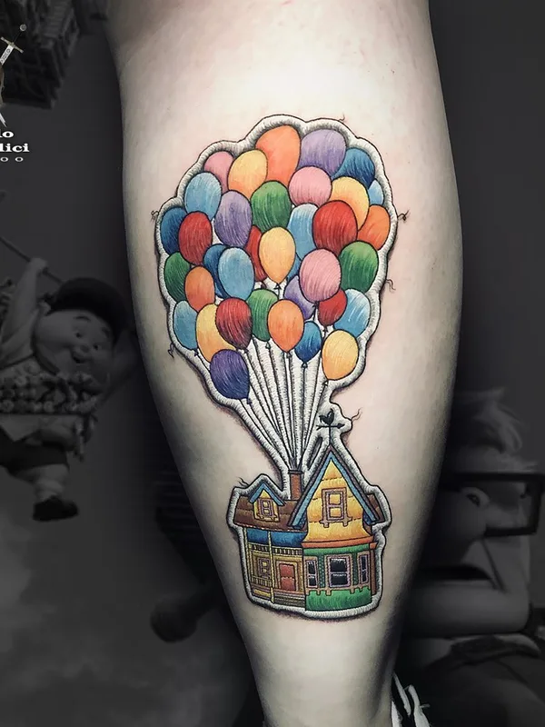 color illustrative tatuaje en calf #68547 | Tatuador Guido de Medici