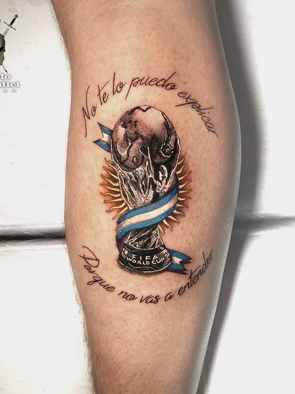 color realism tatuaje en calf #68550 | Tatuador Guido de Medici